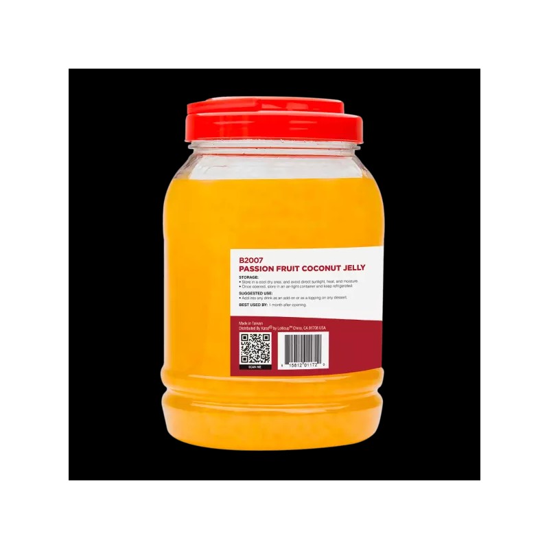 Tea Zone Passion Fruit Coconut Jelly(B2007, 8.8 lbs)for Milk Tea