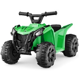 Best Choice Products 6V Kids Ride On Toy, 4-Wheeler Quad ATV Play Car w/ 1.8MPH Max Speed, Treaded Tires, Rubber Handles, Push-Button Accelerator - Green