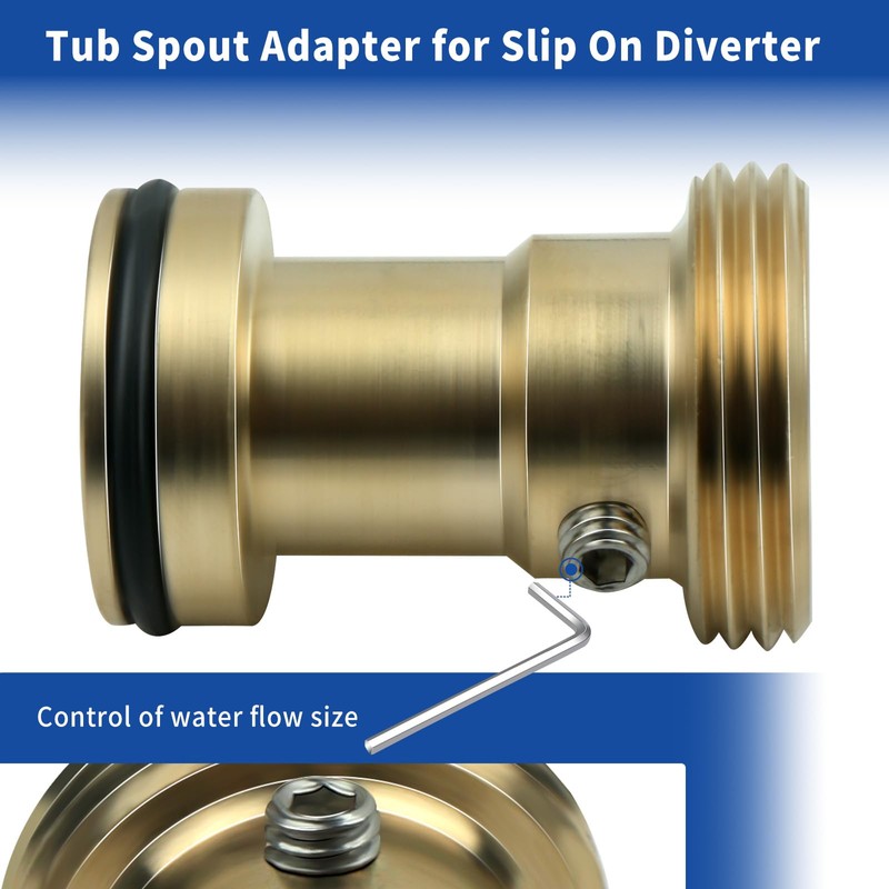 RP33794 Tub Spout Adapter for Slip-On Diverter, for Delta RP19820