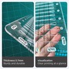 VEOOK Quilting Ruler- 12.5 * 12.5" Slotted Rulers for Quilting