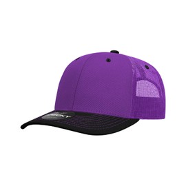 DECKY Standard Contra-Stitch Classic Trucker, Purple/Black