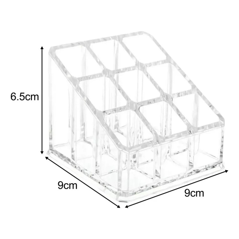 9 Rejillas Soporte Para Pintalabios Almacenamiento