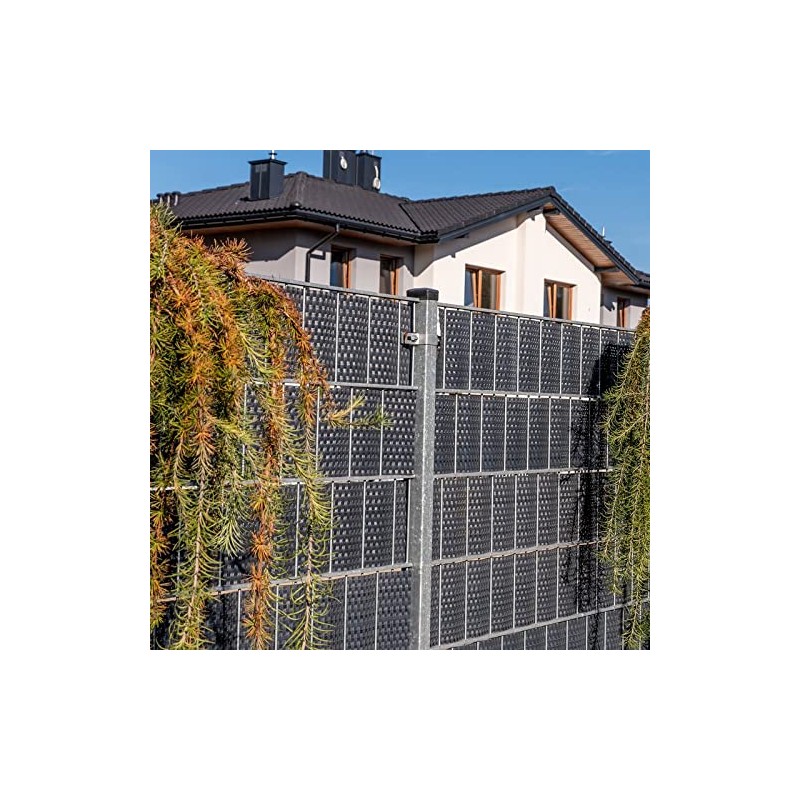 1 x Poly Rattan Privacy Screen Strips for Double Rod