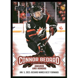 2023-24 Upper Deck Hockey Connor Bedard Collection #28 Connor Bedard Rookie Card RC Hockey Card