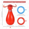 Inflatable Bull Ring Toss Game Set, Giant Inflatable Bull Toss