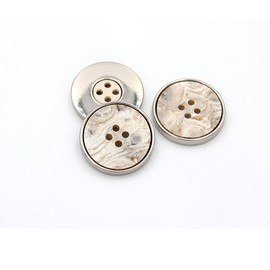 5 Pcs Metal Coat Buttons Round Button for DIY Sewing Tailor Crafts Coats Clothes(B#07,25mm)