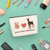 Doberman Dog Gifts for Women Makeup Bag Funny Doberman Lovers