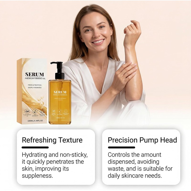 2PC Body Oils, Aceite Corporal Skin Tightening, Hydrating for Dry