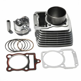 LyeXD 67mm Big Bore Cylinder Piston Gasket Kit, 250cc Air Cooled Engine Top End Rebuild Kit, for CG250 ATV Quad Bike Go Cart Dirt Bike Pit Bike 4 Wheeler Off Road
