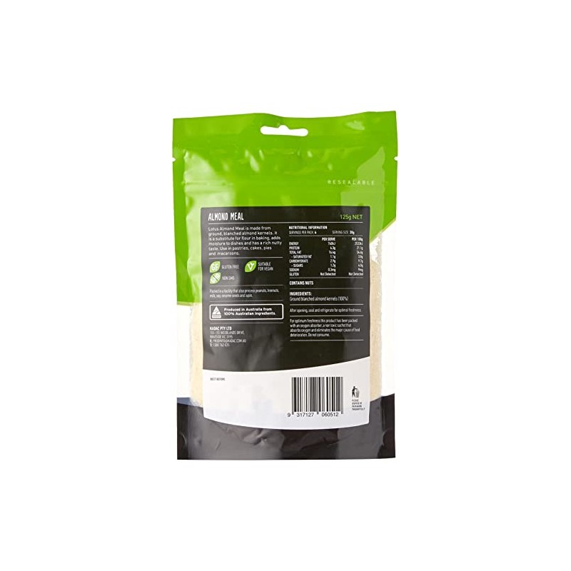 Lotus Gluten-Free Almond Meal 125 g