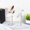 uxcell 2 Pcs Shoe Display Stand, Adjustable Height Risers Stand