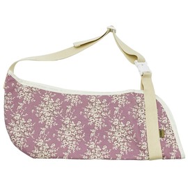 Arm Sling, Smile Sling (White Flowers, Moss Pink), Common Size, Height Above 49.2 inches (125 cm), Unisex, Adult, Junior, Arm Holder, Arm Hanging