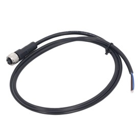 M12 Aviation Sensor Cable, 4 Pin Aviation Socket Electrical Cable Socket, DIY and Quick Installation, IP67 Waterproof