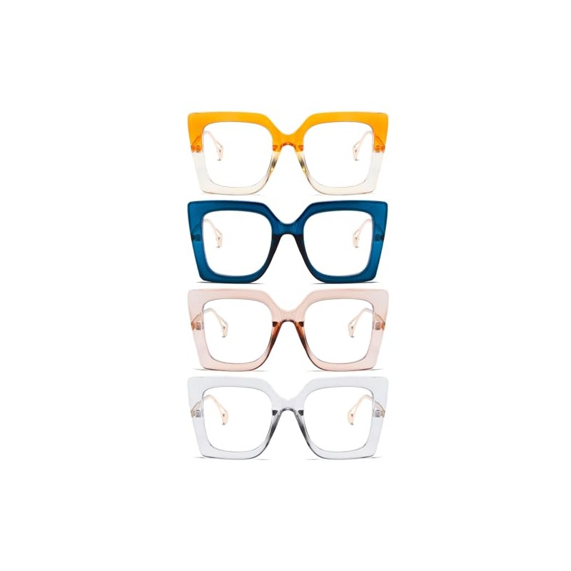 REAVEE Blue Light Blocking Computer Glasses 4 Pack P2302-ORBUCHAMGY