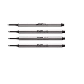 Lamy M66 Ersatzminen für Tintenroller, Medium, Schwarz, 4er-Packung