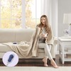 Beautyrest Heated Microlight to Berber Electric Blanket Throw - Secure