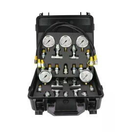 Bontary 내압 시험기 공업용 계측기 유압 테스트 굴착기 유압계 [본테리 게이지 1개 1개] Pressure Test Machine Industrial Measurement Device Hydraulic Test Excavator Pressure Gauge [Bontary Gauge 1 Piece 1 Piece]