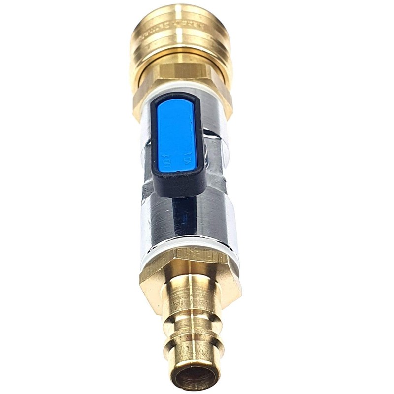 Compressed Air Quick Release Coupling Ball Valve Dosing Valve Stop