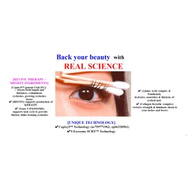 WHITESILK Eyelash & Eyebrow Serum: PDRN + Capixyl™ + Biotin + nano 9-exosome for Longer, Thicker Lashes (8.5ml) - Vegan & Cruelty-Free