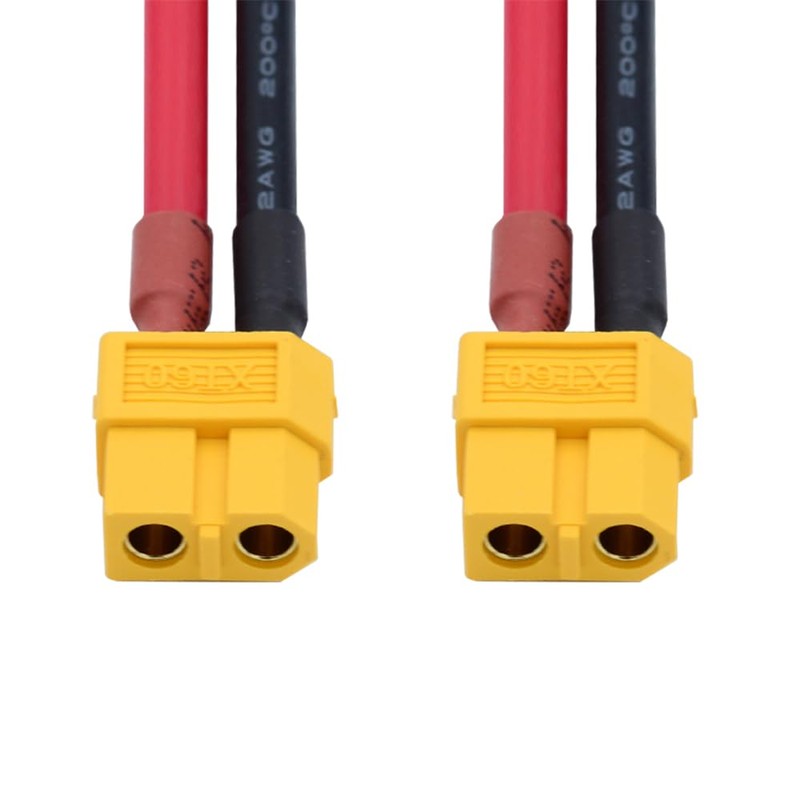 NFHK XT60 Female to Female 12AWG Extension Cable Connector for