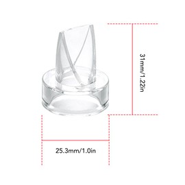 Kit de Repuesto de Válvula de Pico de Pato de 5 uds. Válvula de Bomba de bebé de Silicona de Grado Alimenticio para Accesorios de Madre y bebé