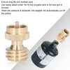 Propane Tank Adapter Small Brass Propane Refill Valve Gas Tank