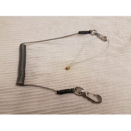 BBI Stainless Steel Wire Core Hand Tool & Scaffold Spanner Safety Lanyard with 2 Clips -Tool Safety Lanyard - Scaffold spanners/Tools Heavy Duty Arrest UK Best Sales Offer