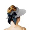 Straw Sun Summer Visor for Women, Female Wide Brim UPF