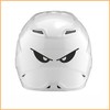 Everything Graphix Evil Eyes No Fear Motorcycle Biker Helmet Reflective Decal Sticker M2 5 1/2" X 1 1/2" (Reflective Black)