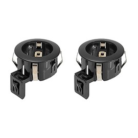 X AUTOHAUX 2pcs 89348-34010 Car Bumper PDC Parking Assist Sensor Retainer Holder for Toyota Tundra 2007-2013 Black
