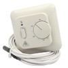WITTKOWARE Underfloor Heating Thermostat with Rotary Control and Switch, for