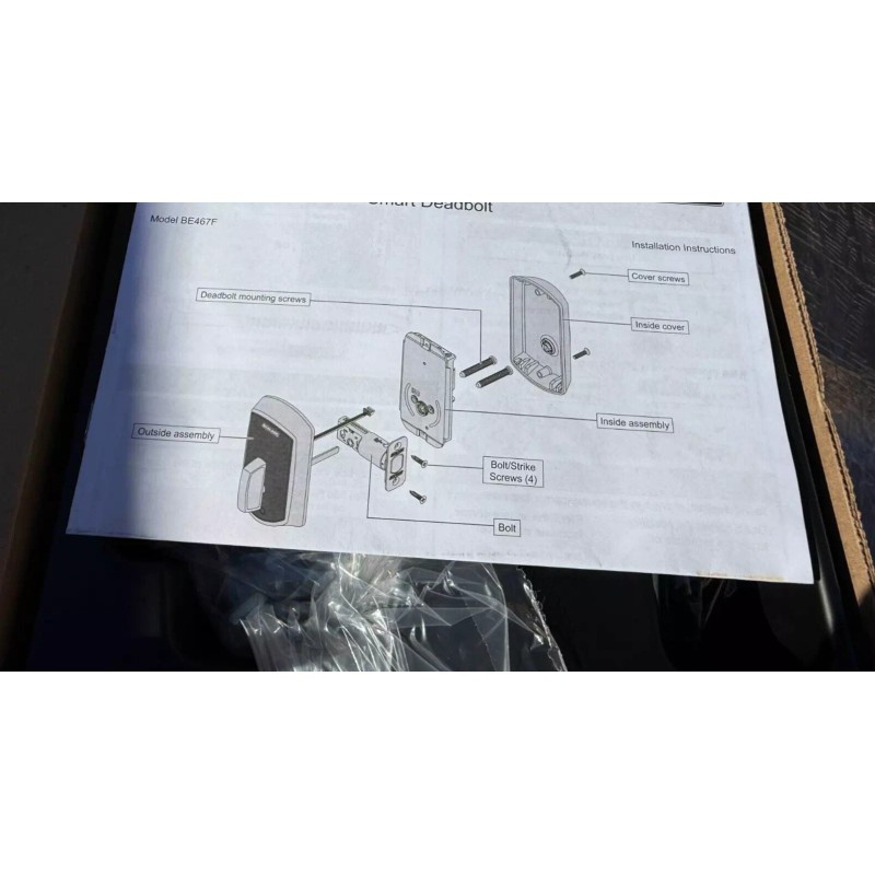 Schlage Control Smart Deadbolt with Greenwich Trim - Satin Chrome