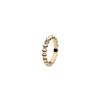 Qudo Interchangable gold ring Veroli for attachments, Glass crystal