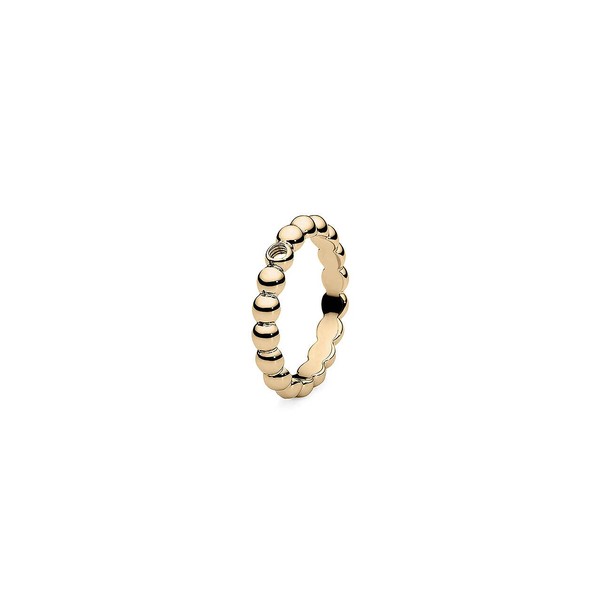 Qudo Interchangable gold ring Veroli for attachments, Glass crystal