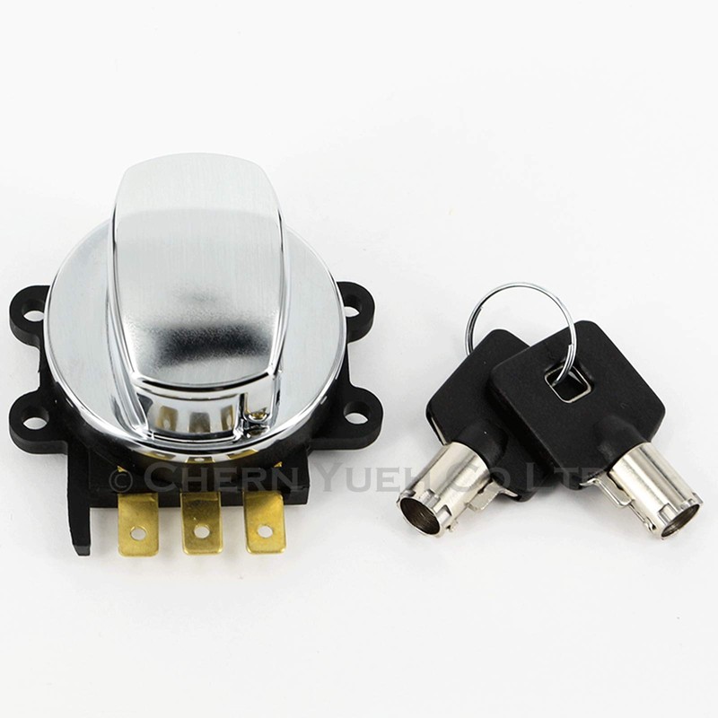 Round Key Ignition Switch for 93-13 Harley-Davidson Big Twin Dyna