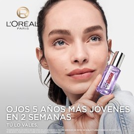 LOreal Paris Revitalift cido Hialurnico Srum Ojos, Hidrata y rellena lneas, Disminuye ojeras y bolsas, 20 ml                                          