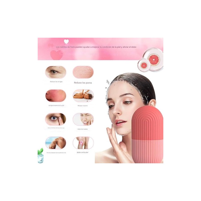 Kit de Belleza 4 en 1,Masaje linfático, gua sha,Compresas de
