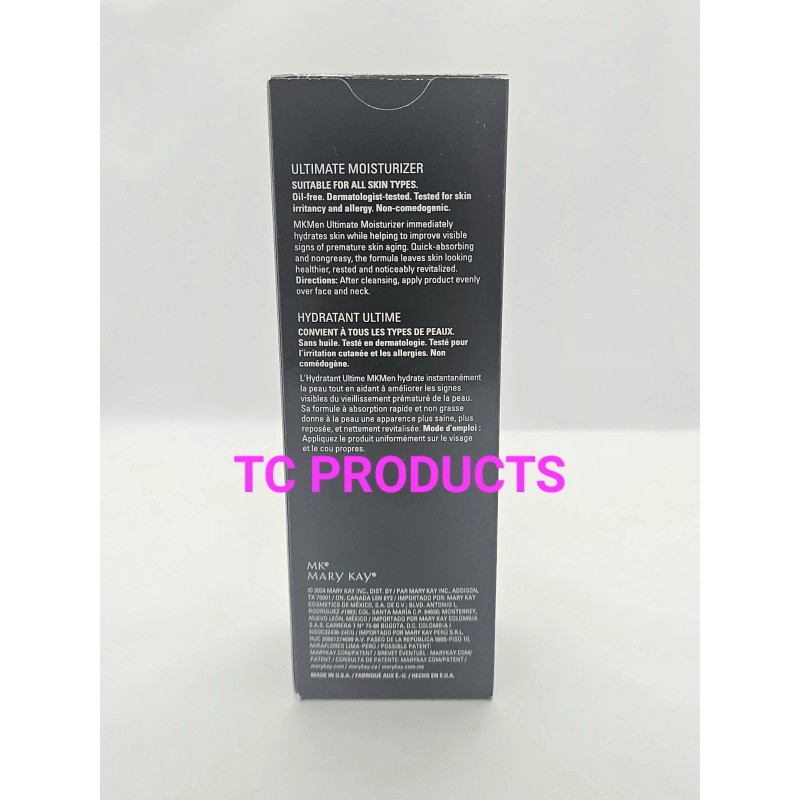 Mary Kay Men Ultimate Moisturizer 3.0 FL Oz Skin Care