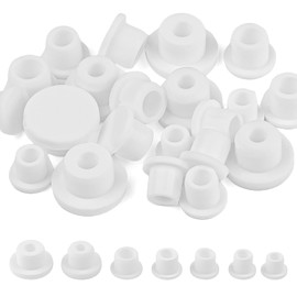 28PCS Salt and Pepper Stoppers Plugs Silicone Bottle Stopper 10,11,12,13,15,16 MM Rube Salt Shaker Plug Replacement Soft Reusable Salt and Pepper Shaker Stoppers Plugs for Pots Bottles Pipes
