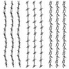 9-Sheet Barbed Wire Temporary Tattoos, Large Edgy Armbands Designs Tattoo