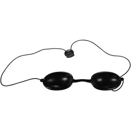 Yaozher Cama de Bronceado ible Gafas Oras Gafas portátiles Gafas Negras Máscara para Ojos