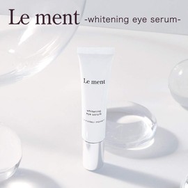 Le ment Whitening Eye Serum, Quasi-Drug, Highly Moisturizing, Unscented, Ceramide Blend, Hyaluronic Acid, Collagen Blend, Double Effective Formula