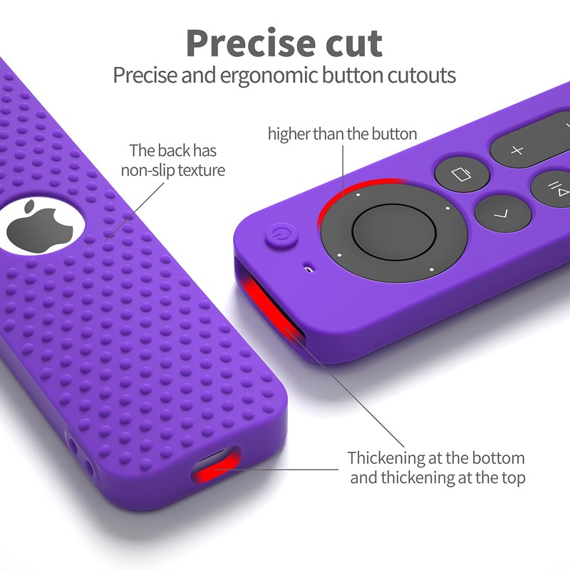 Hi Color Silicone Cover Compatible with Apple TV Siri Remote