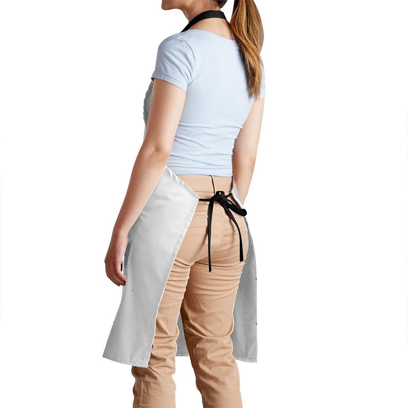 oFloral Three Cute Kittens Bib Apron with Adjustable Neck for