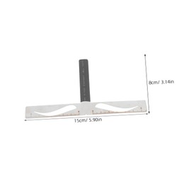 Outanaya Eyebrow Stencil Ruler Kit Classic Positioning Tool Makeup Eyebrow Measuring for
