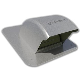 InOvate DryerJack Low Profile Roof Vent with Roof Neck (Mill Finish)