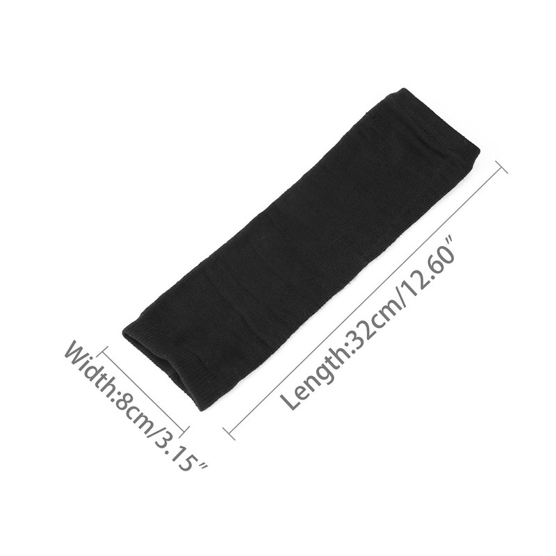 Allegra K Black Long Fingerless Typing Writing Gloves Winter Arm