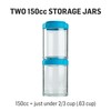 BlenderBottle GoStak container for storing protein powder vitamins and more