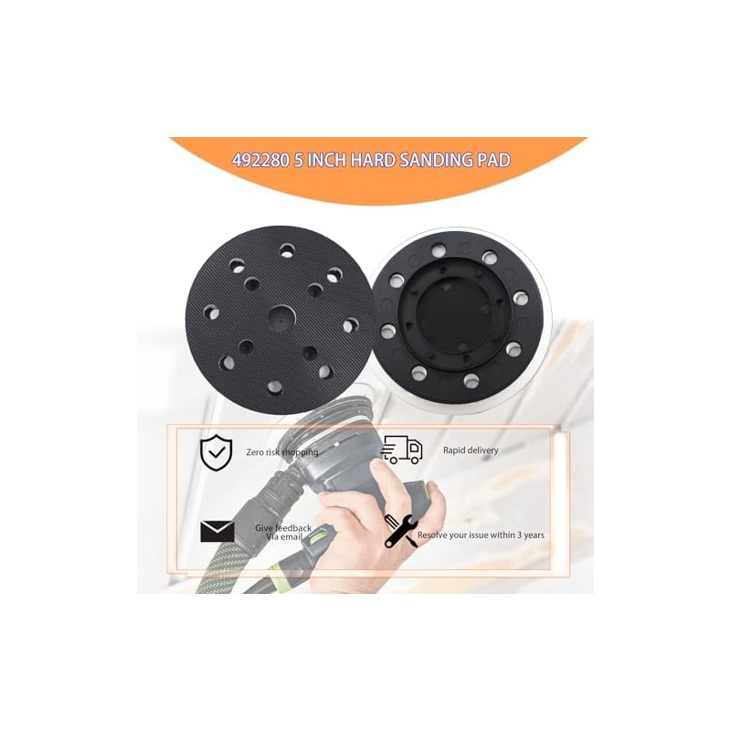 2025 Upgrade 492280 ETS 125 Eq Replacement Sanding Pad Hard