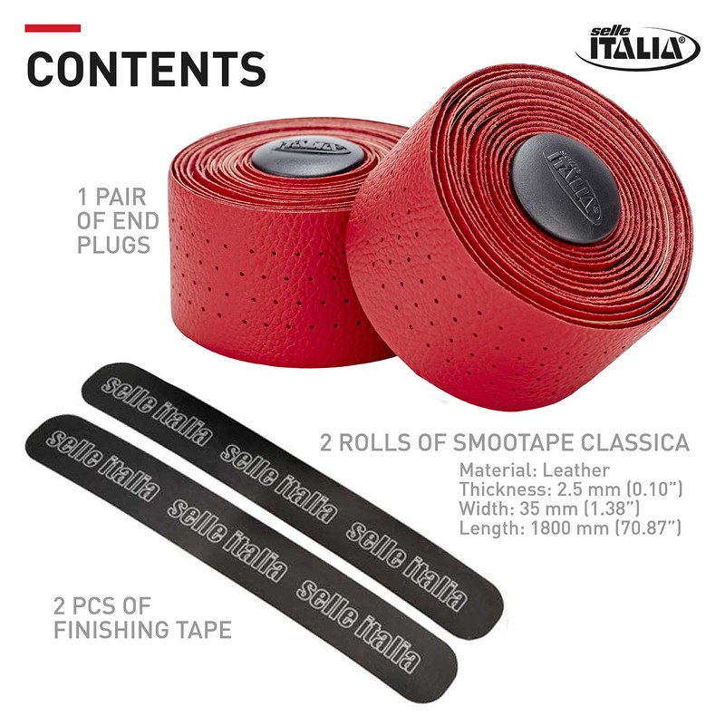 Selle Italia SMOOTAPE Classica Road, Gravel, Touring Bike Handlebar Tape,